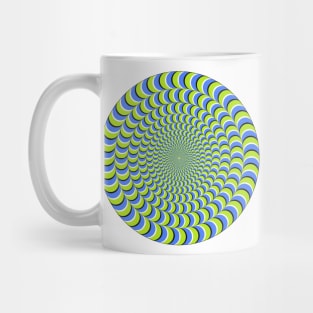 Rotating Snakes Illusion Mug